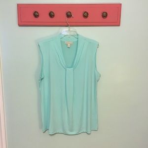 Aqua blue top